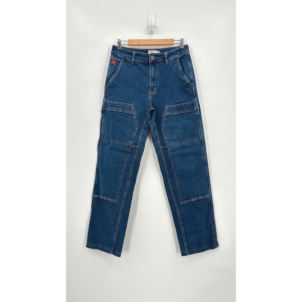 Ripton Mens Sport Utility Pant Performance Denim Carpenter Pants Blue 30x30‎